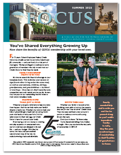 cover of Focus newsletter