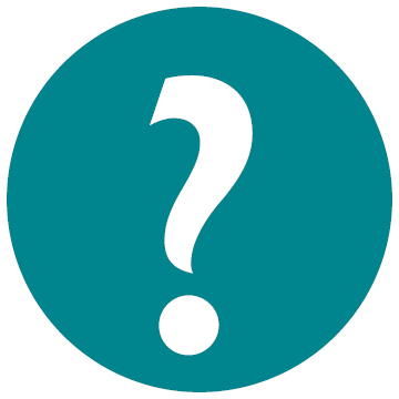 Icon of a question mark