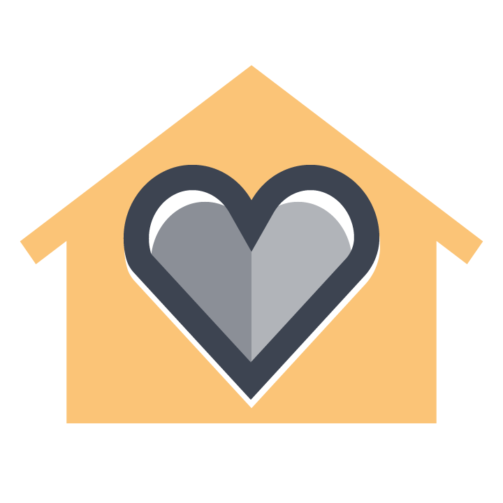 House with a heart